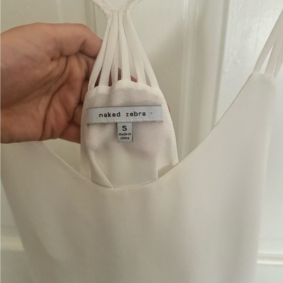 Flowy White Tank Top - Picture 2 of 3